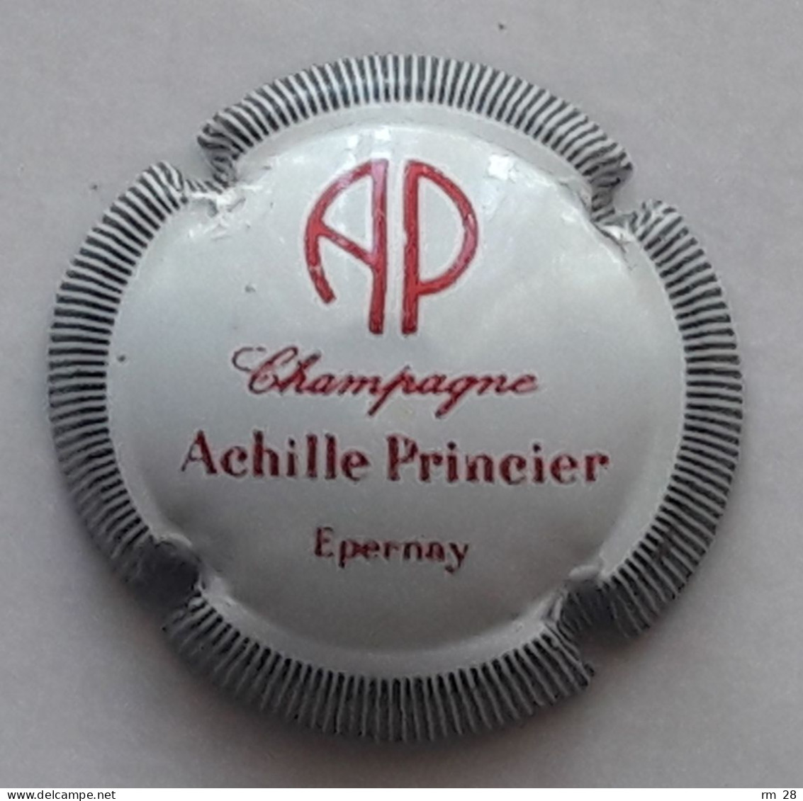 Princier Achille : Capsule N° 9 (Blanc Et Rouge, Striée) BE - Altri & Non Classificati