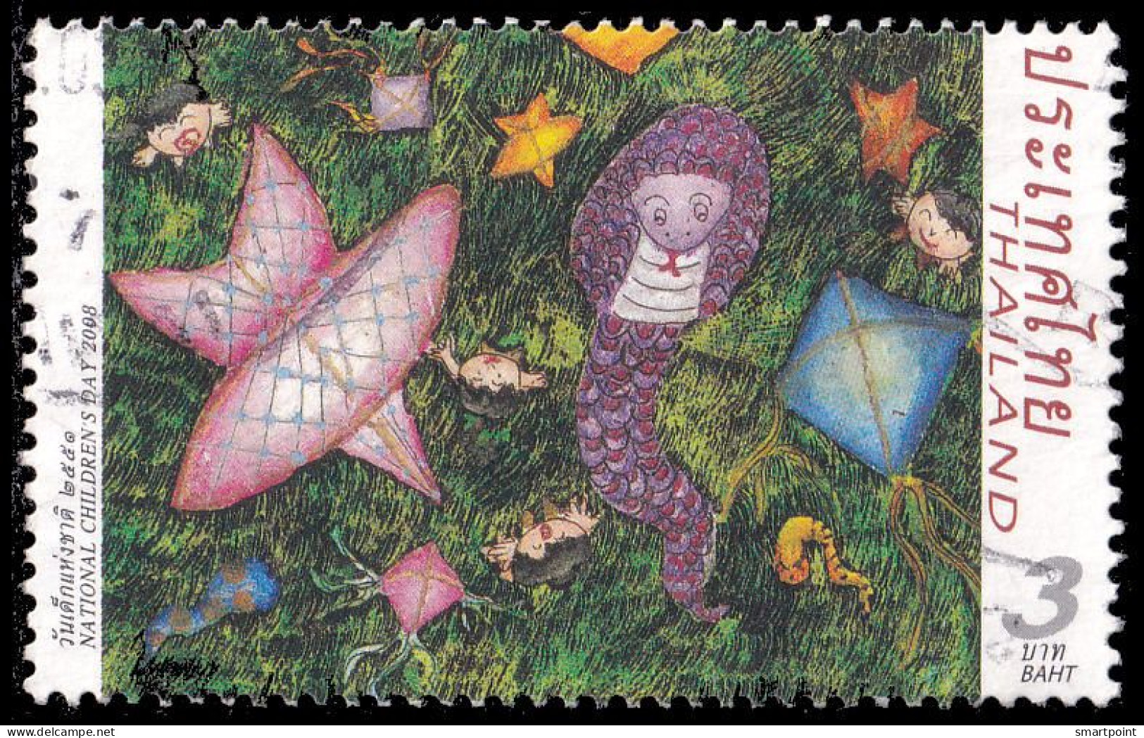 Thailand Stamp 2008 National Children's Day 3 Baht - Used - Tailandia