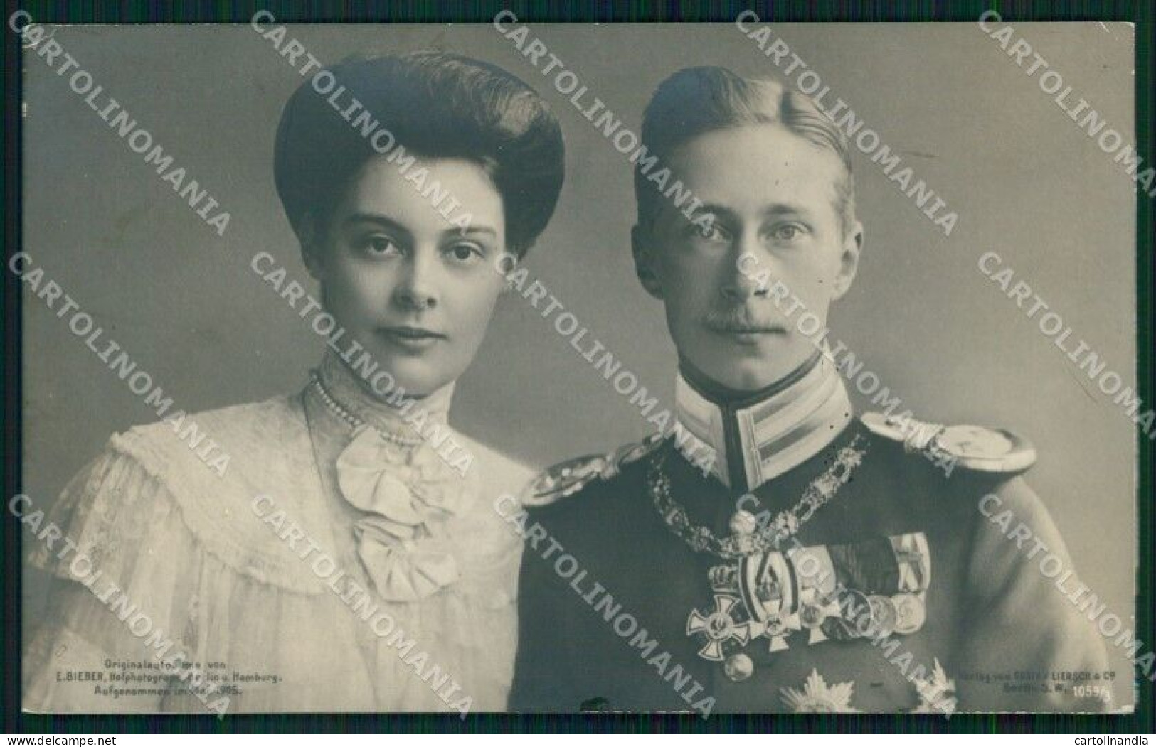 Reali Royalty Wilhelm Von Preussen Cecilie Photo Cartolina XB7287 - Sonstige & Ohne Zuordnung