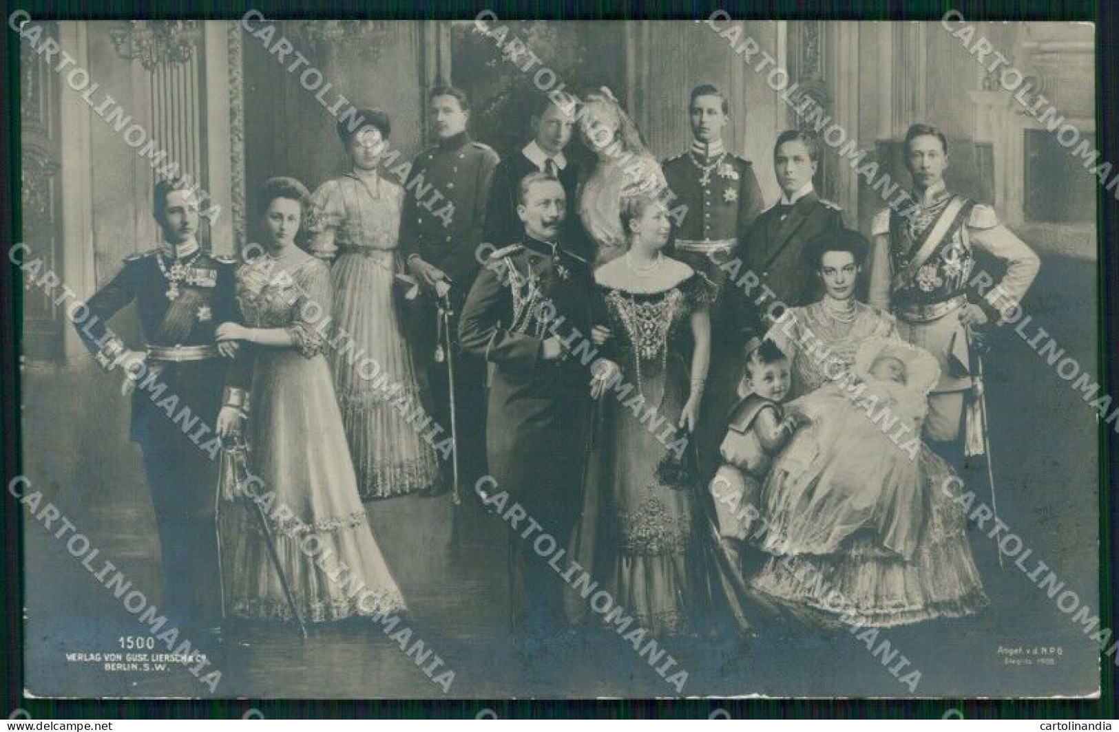 Reali Royalty Wilhelm Von Preussen Cecilie NPG Photo Cartolina XB7288 - Sonstige & Ohne Zuordnung