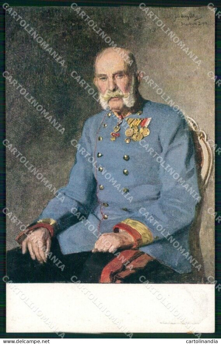 Reali Royalty Kaiser Franz Joseph Cartolina XB7305 - Sonstige & Ohne Zuordnung