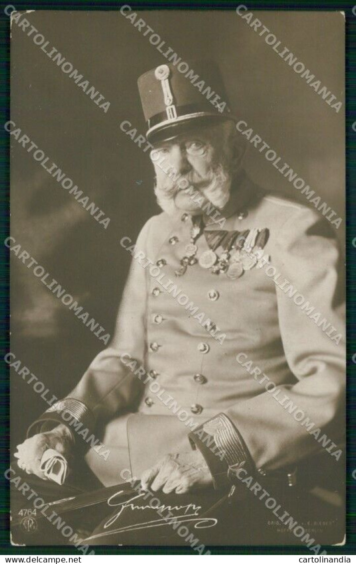 Reali Royalty Kaiser Franz Joseph NPG Photo Cartolina XB7320 - Sonstige & Ohne Zuordnung