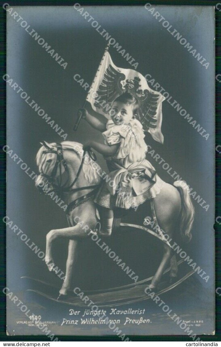 Reali Royalty Prinz Wilhelm Von Preussen Photo Cartolina XB7345 - Sonstige & Ohne Zuordnung