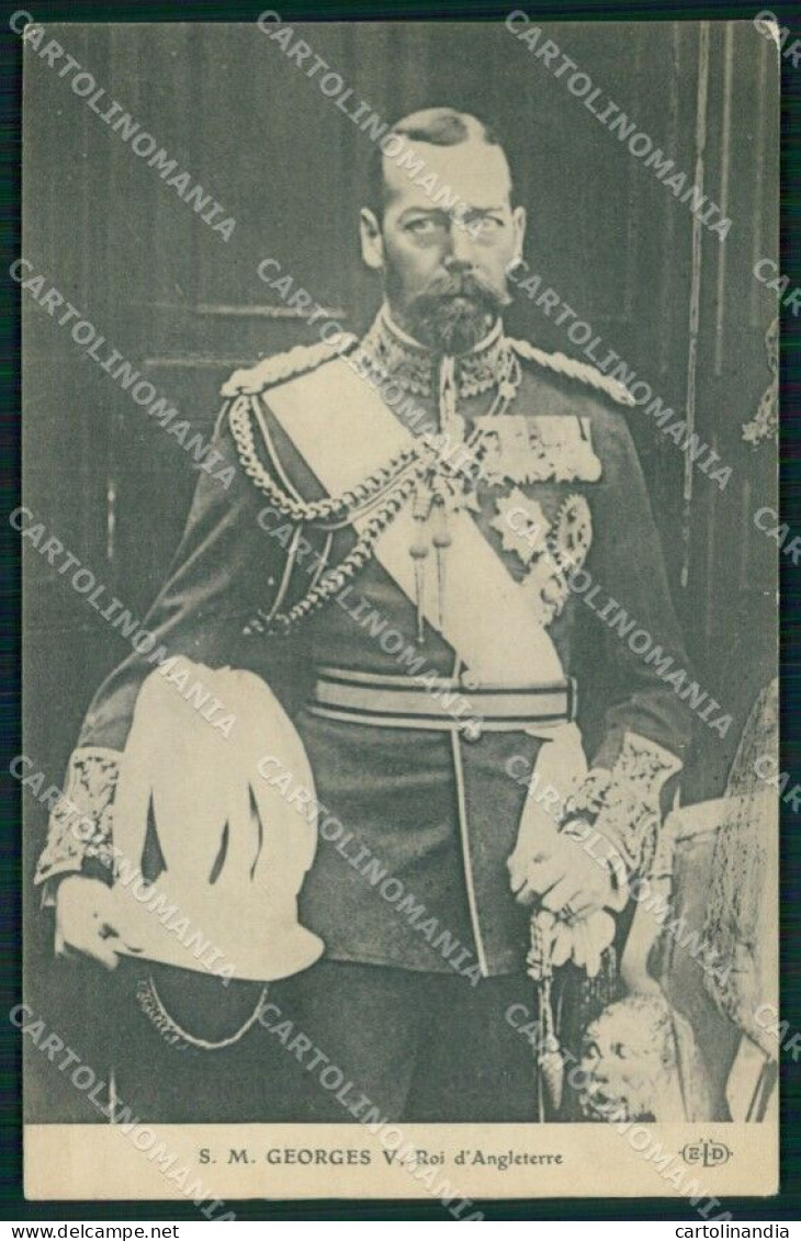 Royalty Giorgio V George Frederick King Of The United Kingdom Cartolina XB7395 - Autres & Non Classés