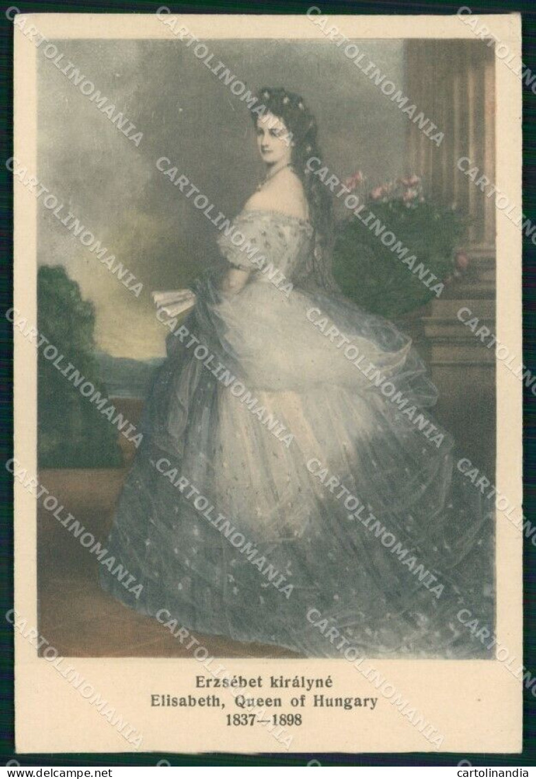 Reali Royalty Elisabeth Queen Of Hungary FG Cartolina XB7396 - Altri & Non Classificati