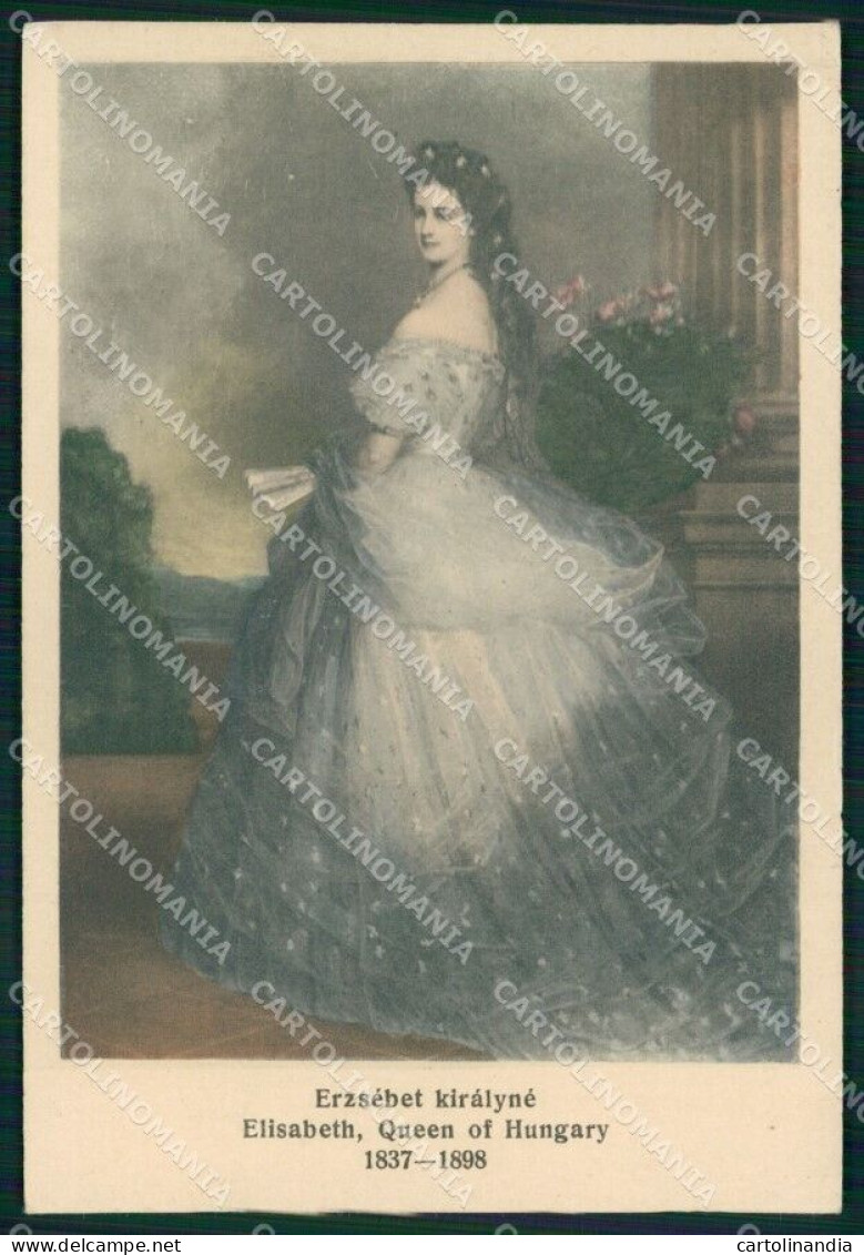 Reali Royalty Elisabeth Queen Of Hungary FG Cartolina XB7396 - Autres & Non Classés