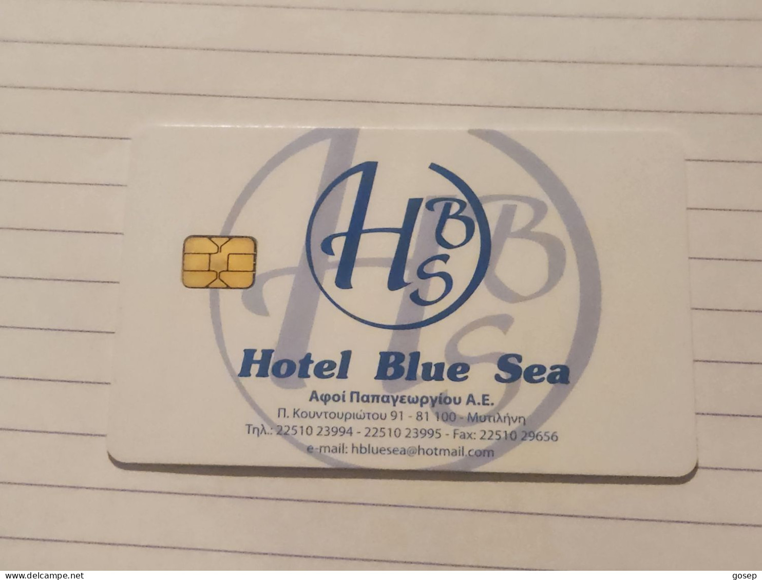 GREECE-HOTAL BLUE SEA- KEY CARD--(1061)(CHIP)GOOD CARD - Hotelkarten