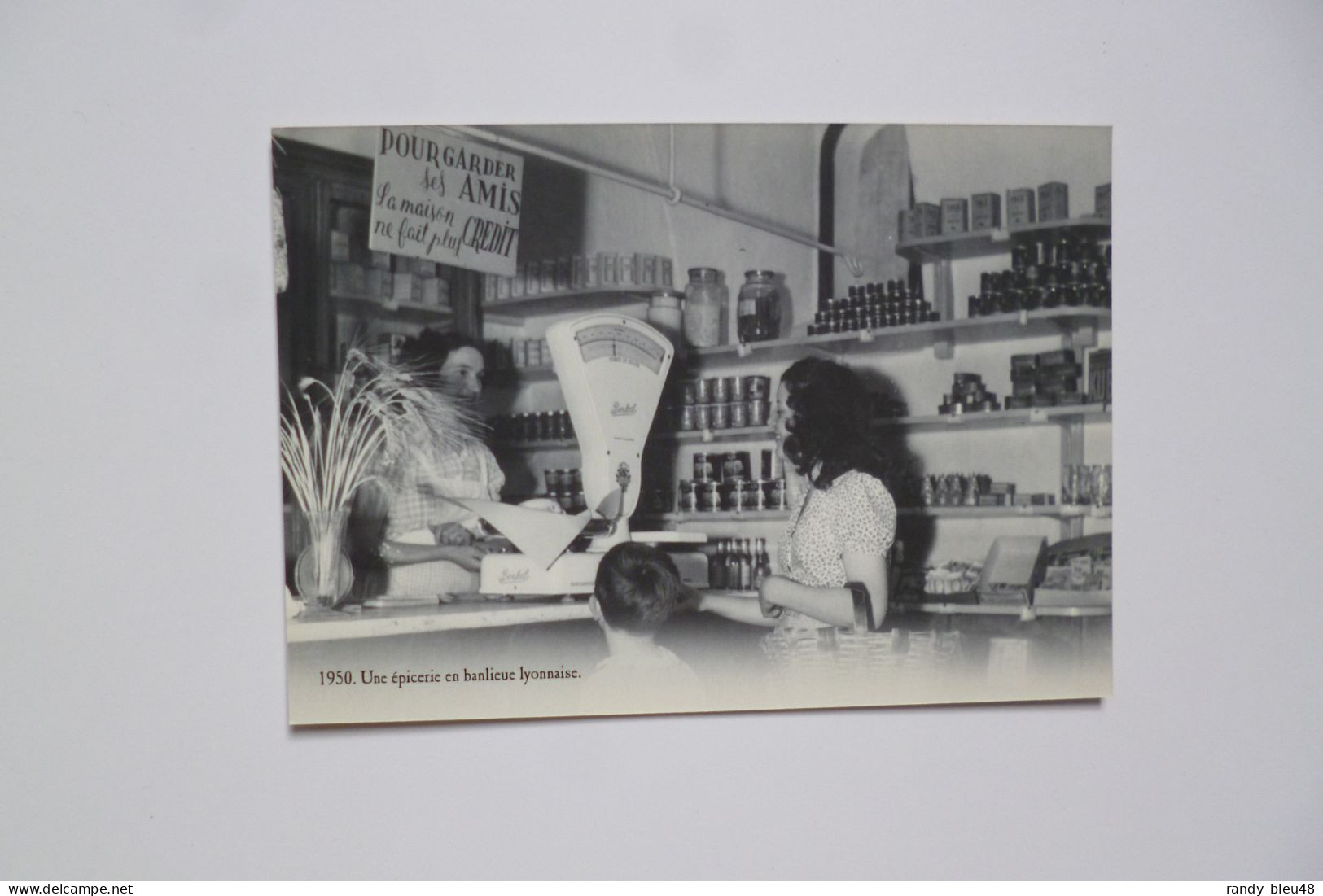 LYON  -  Une épicerie En Banlieue Lyonnaise -   ( 1950 )   -  éditions ATLAS - Ambachten