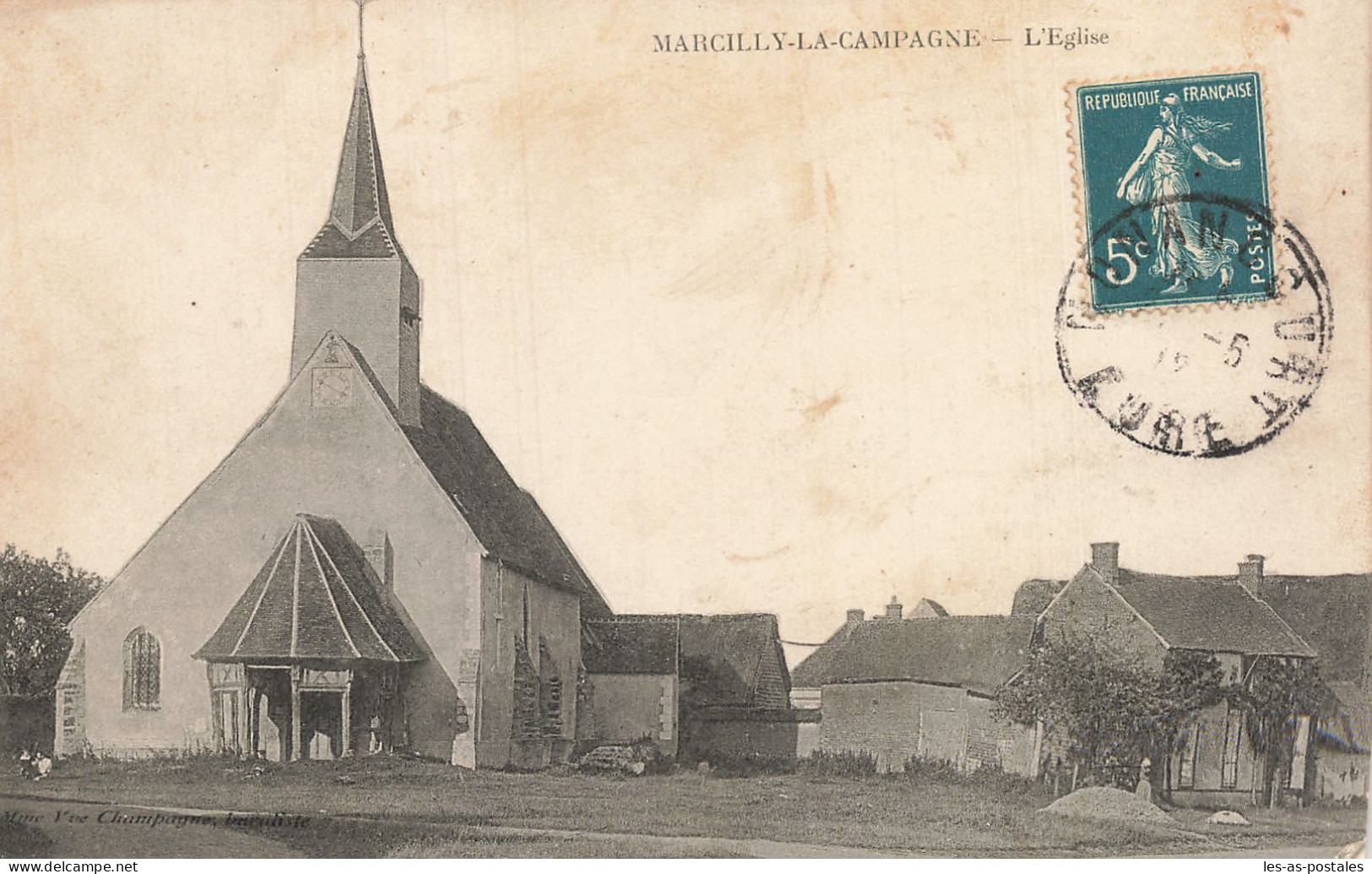 27  MARCILLY LA CAMPAGNE L EGLISE - Marcilly-sur-Eure