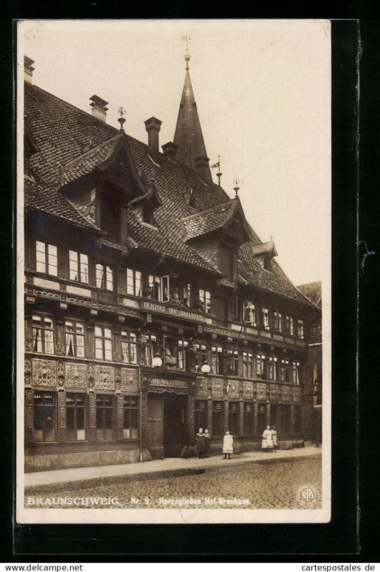 AK Braunschweig, Herzogliches Hof-Brauhaus  - Braunschweig