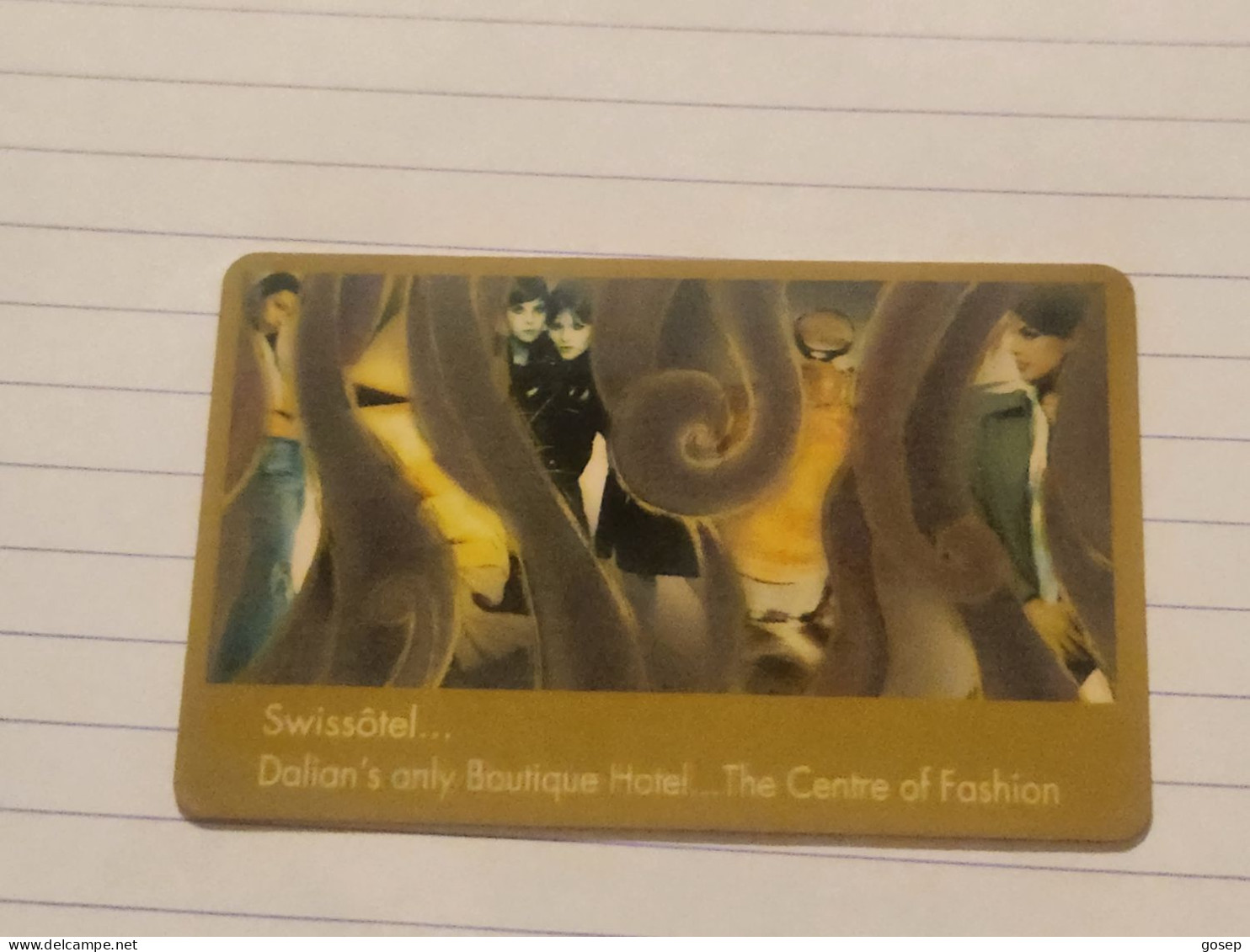 SWIZERLAND-SWISSOTEL DALIAN'S ONLY BQUTIQUE HOTAL- KEY CARD-(1063)(?)GOOD CARD - Hotelkarten