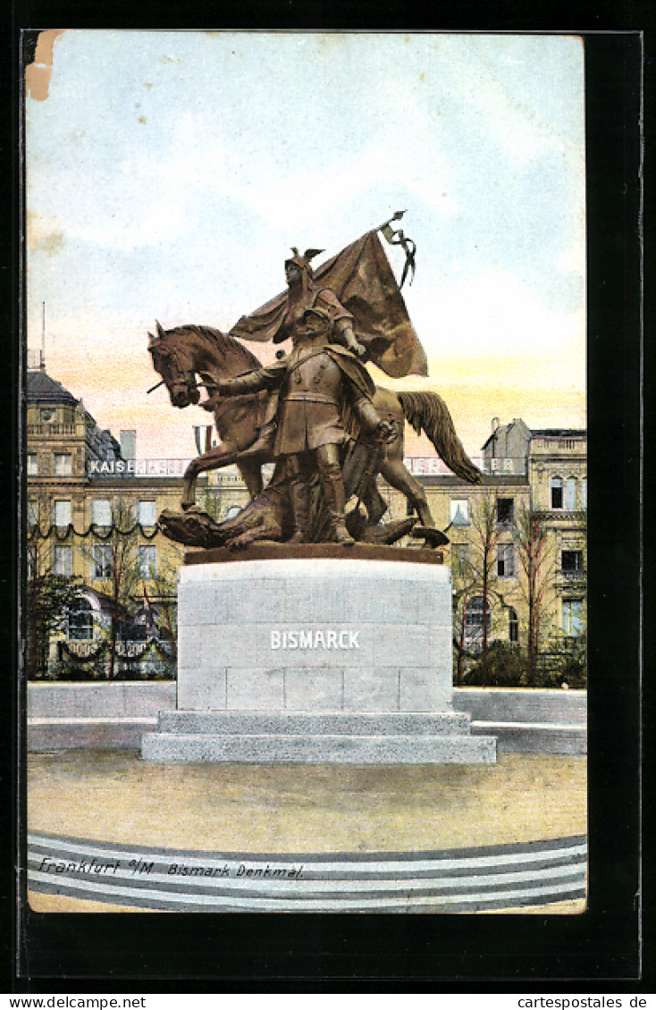 AK Frankfurt A. M., Bismarckdenkmal  - Frankfurt A. Main