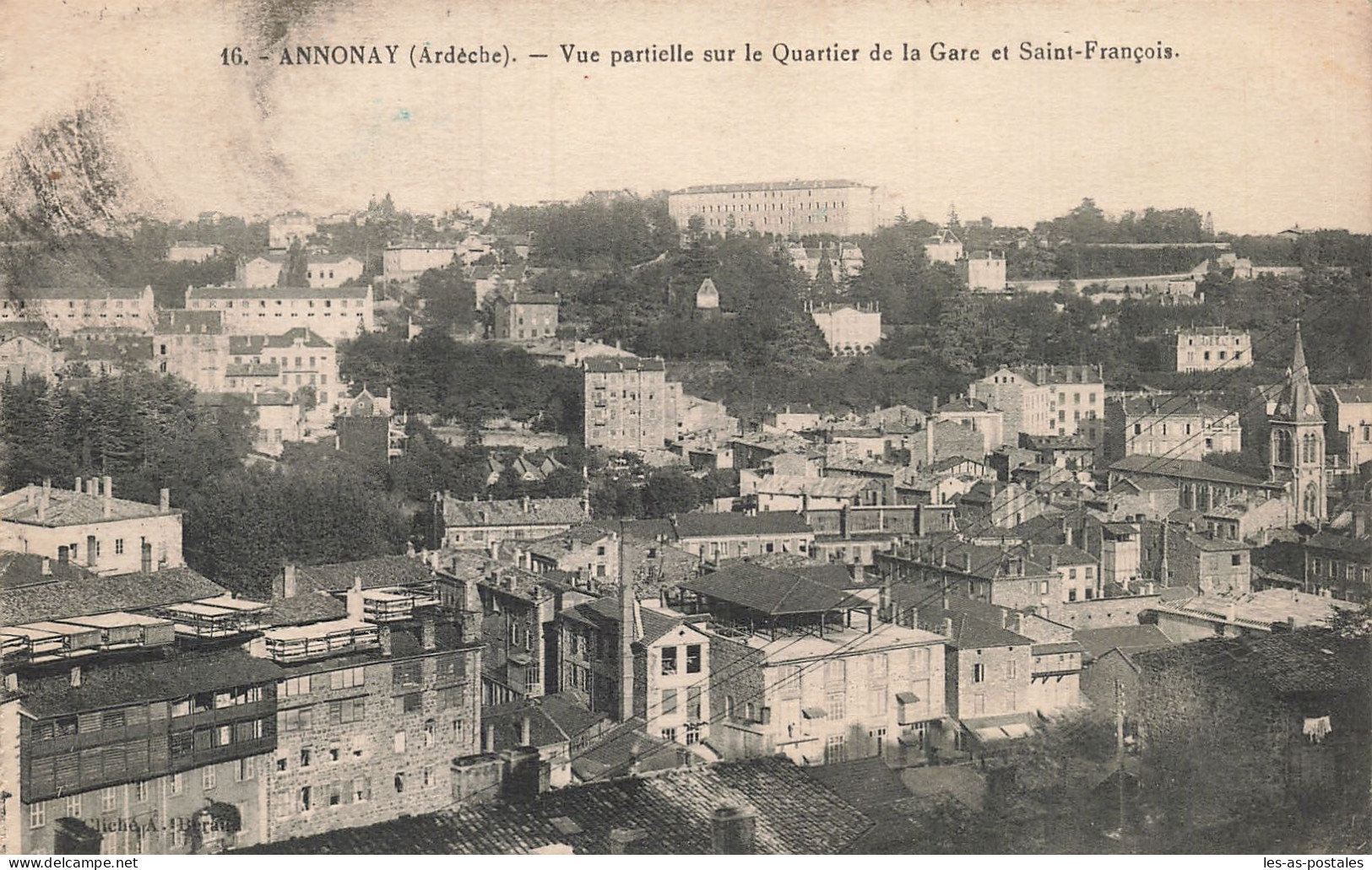 07 ANNONAY LE QUARTIER DE LA GARE - Annonay