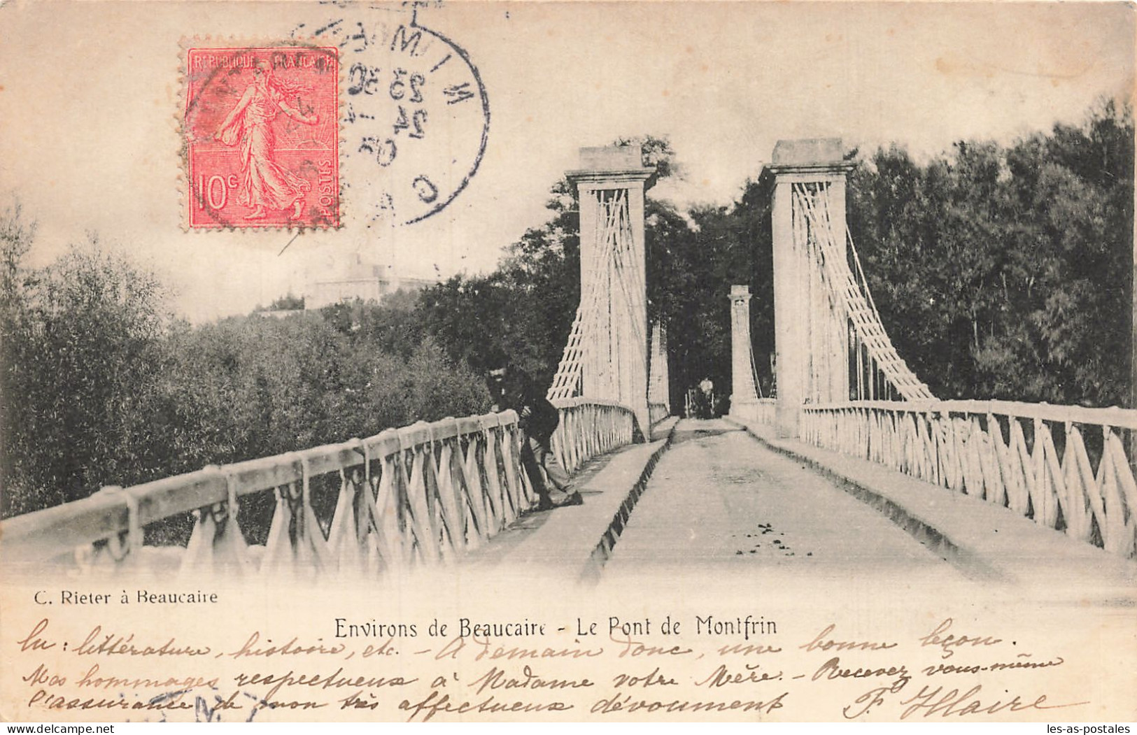 30 BEAUCAIRE LE PONT DE MONTFRIN  - Beaucaire