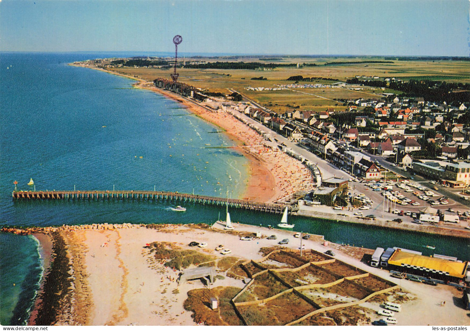 14 COURSEULLES SUR MER LA PLAGE LA JETEE LE PORT - Courseulles-sur-Mer