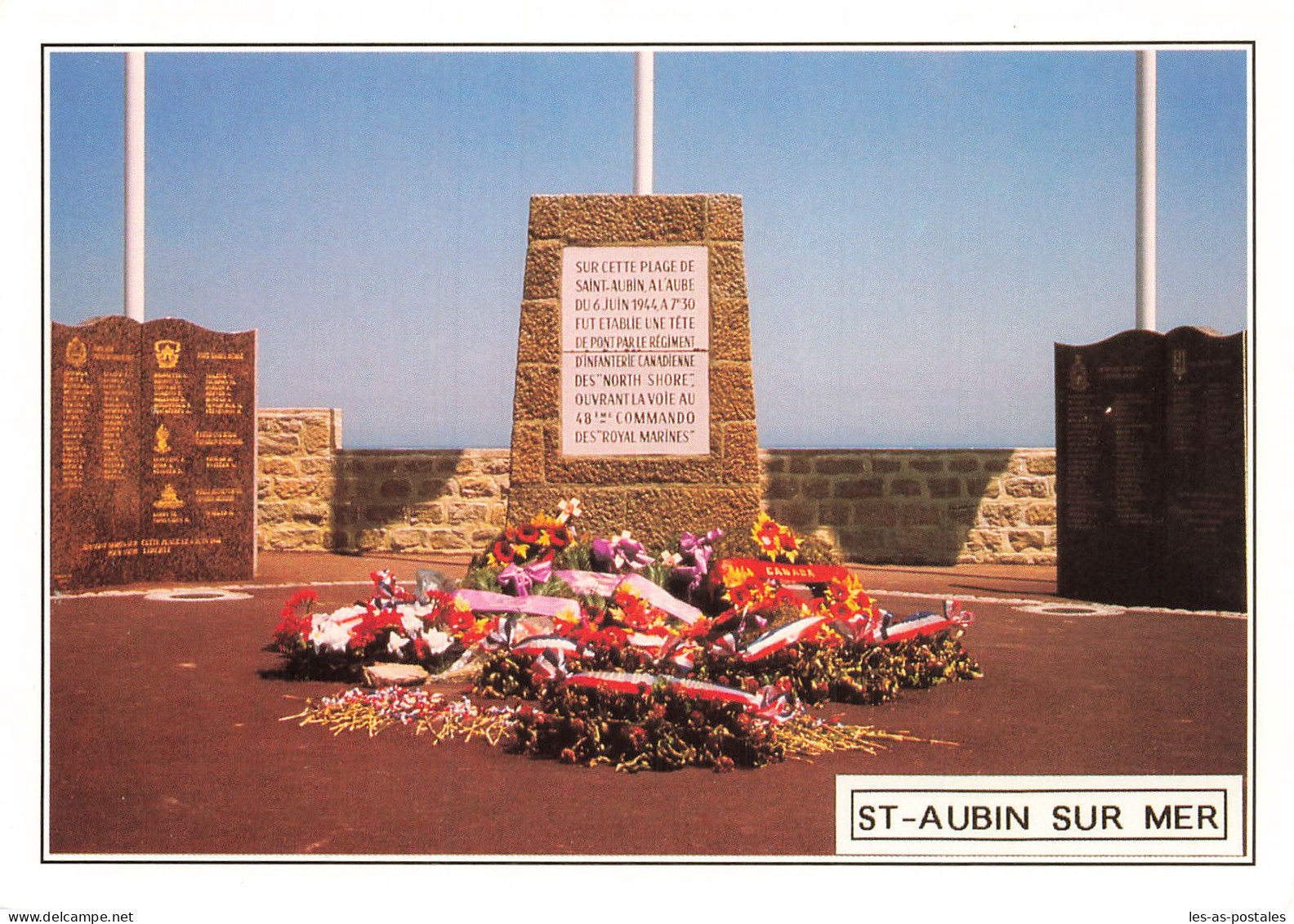 14 SAINT AUBIN SUR MER MONUMENT - Saint Aubin