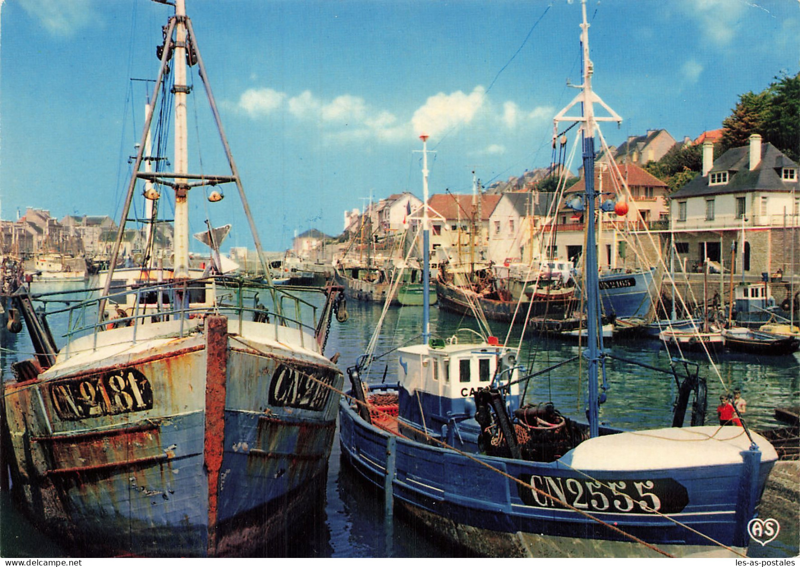 14 PORT EN BESSIN LE PORT ET LES BATEAUX DE PECHE - Port-en-Bessin-Huppain