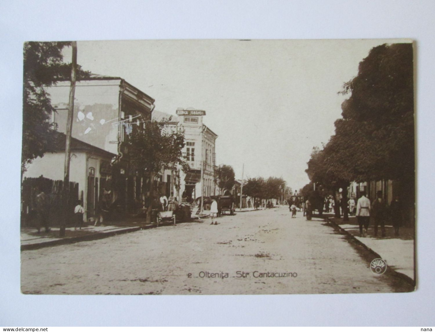 Romania-Oltenița(Călărași):Rue Cantacuzino C.postale Voyage 1932/Cantacuzino Street 1932 Mailed Photo Postcard - Roumanie