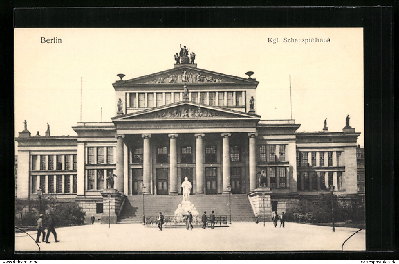 AK Berlin, Blick Auf Das Kgl. Schauspielhaus Am Gendarmenmarkt  - Mitte