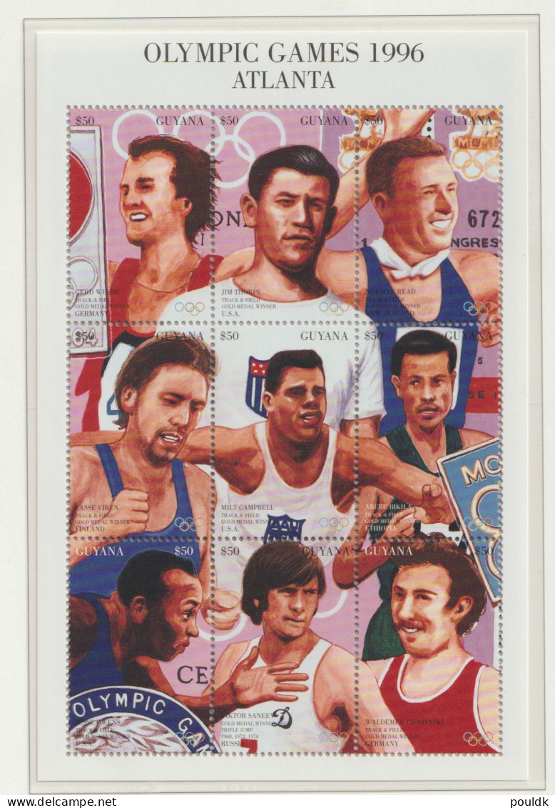 Guyana 1996 Olympic Games Atlanta Souvenir Sheet MNH/**. Postal Weight 0,09 Kg. Please Read Sales Conditions - Summer 1996: Atlanta