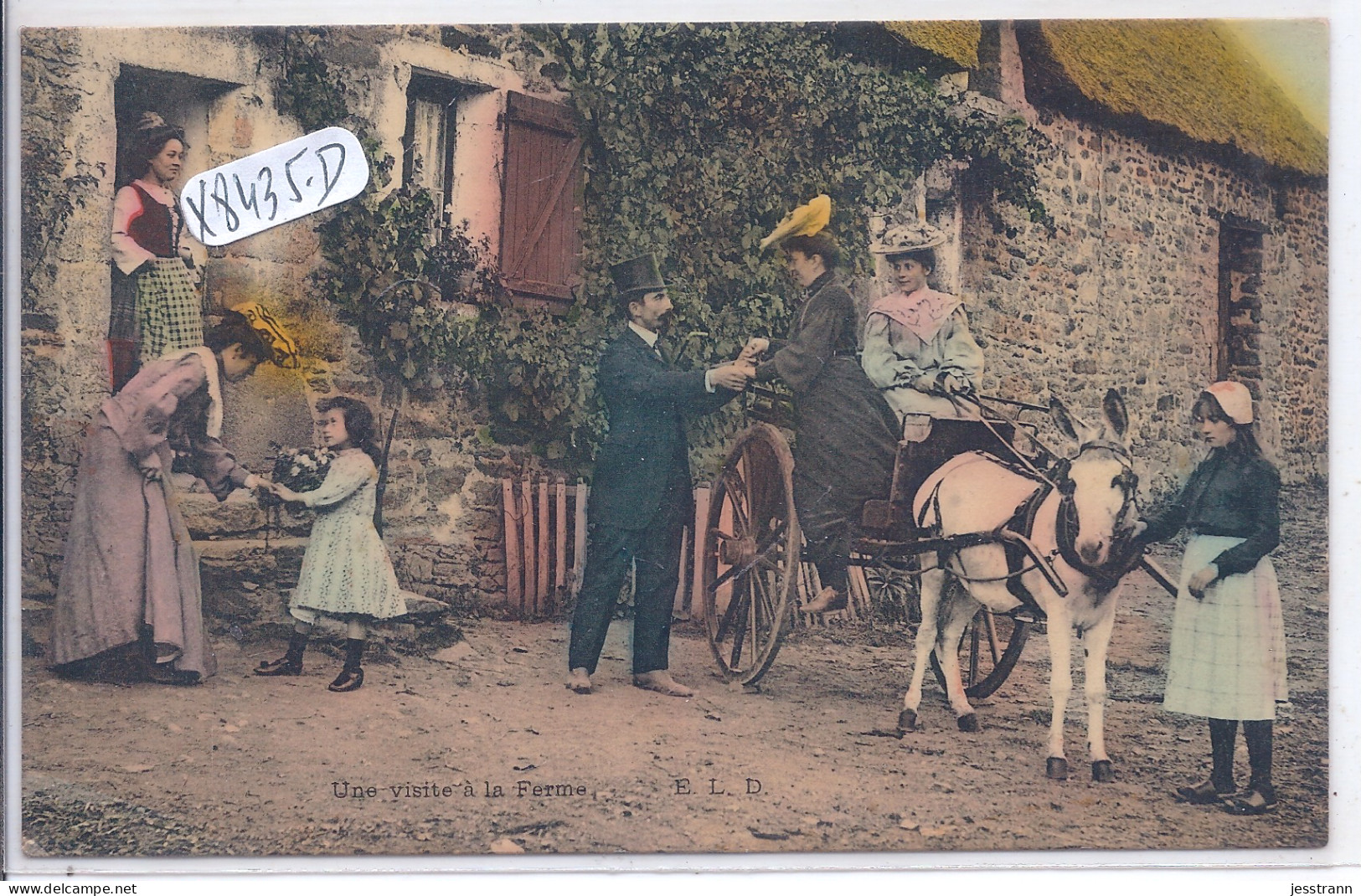 VIE CAMPAGNARDE- UNE VISITE A LA FERME- ELD - Fermes