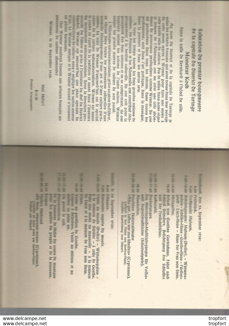 EE / PROGRAMME MILITARIA  ALLEMAGNE ASSOCIATION DES PROFESSIONS FRANCAISES WW2 Guerre MILITARIA - Programas