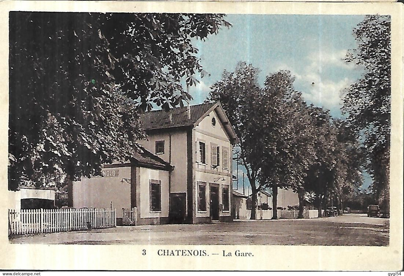 CHATENOIS  ( Bas Rhin ) La GARE - Chatenois