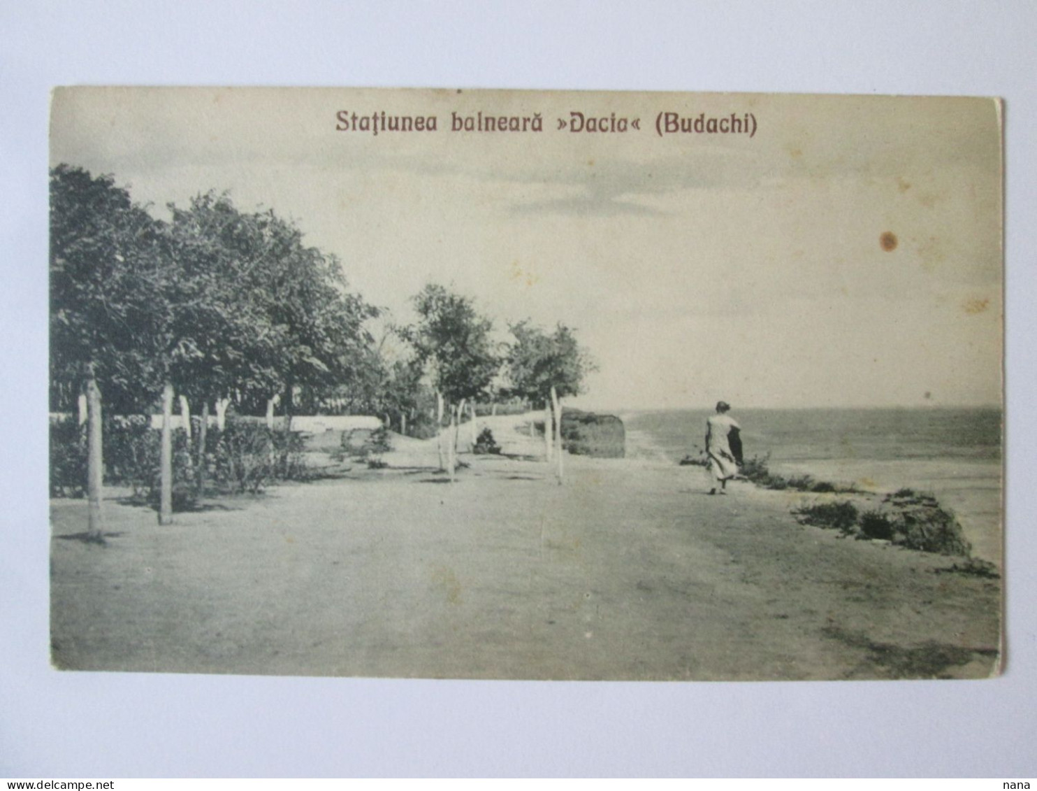 Ukraine Former Romania-Dacia Budachi(Prîmorske/Sergheevca/Odesa) Unused Postcard About 1920 - Ucraina