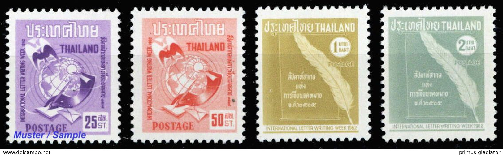 1962, Thailand, 398-01, ** - Tailandia