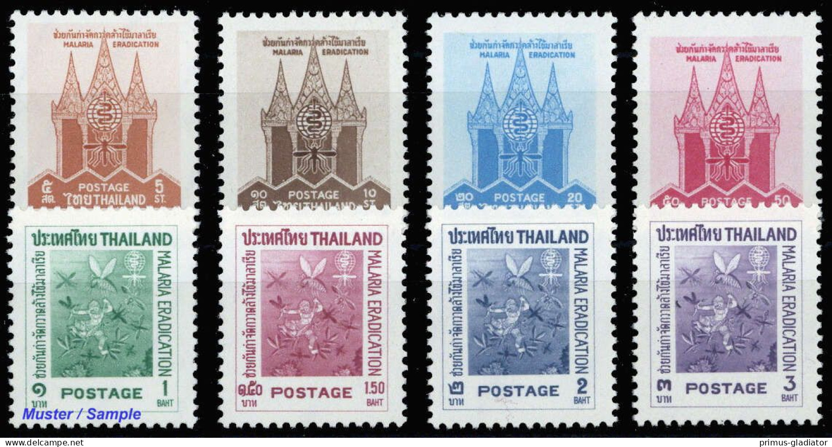 1962, Thailand, 385-92, ** - Thaïlande