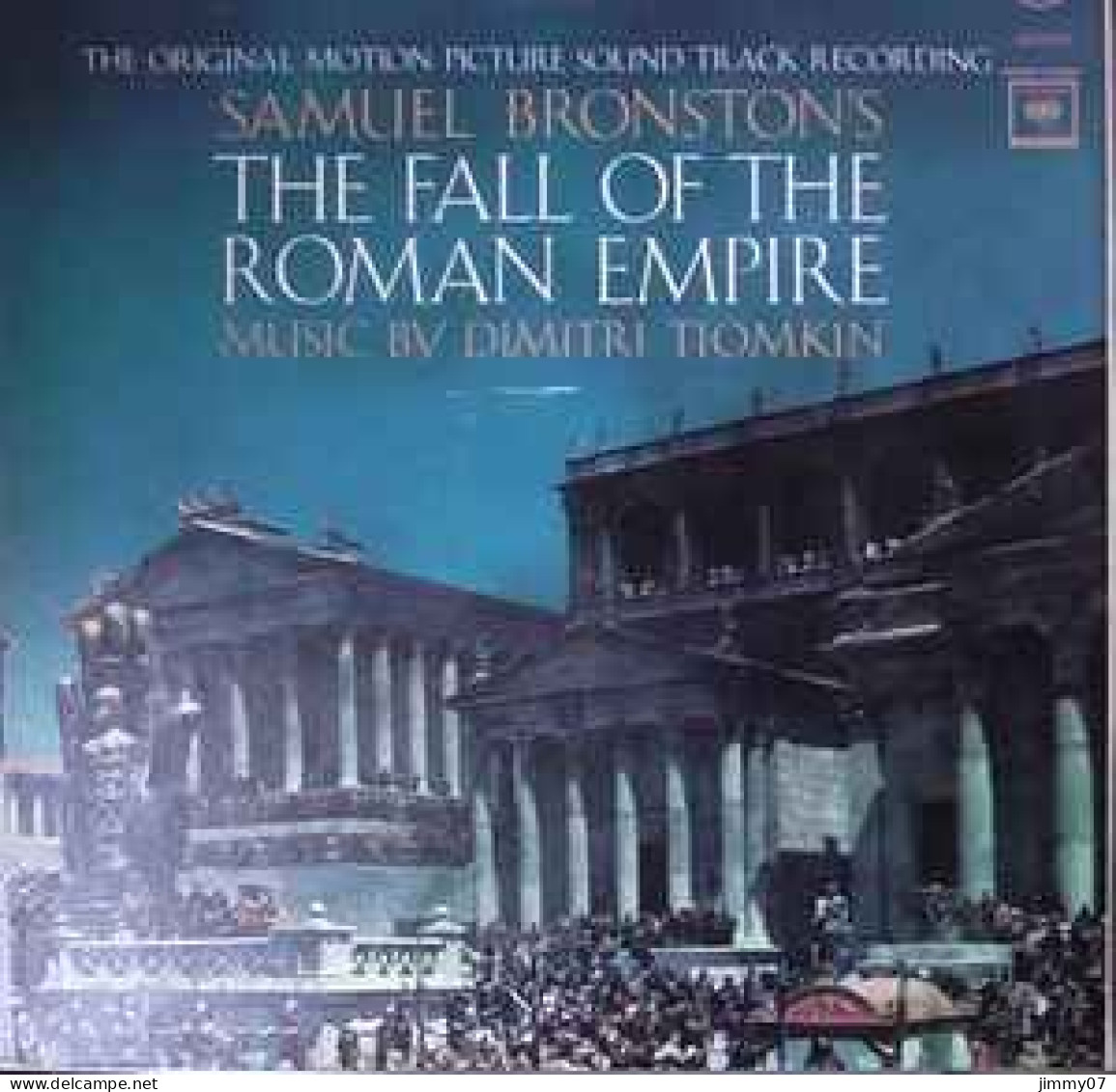Dimitri Tiomkin - The Fall Of The Roman Empire ( Original Motion Picture Soundtrack) (LP, Album, Gat) - Filmmusik