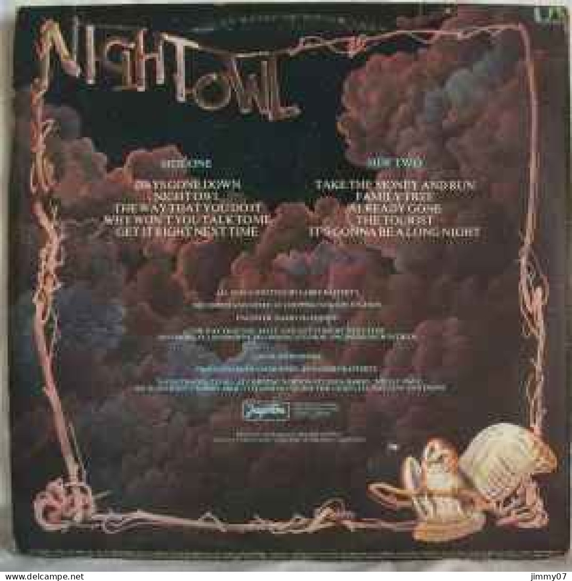 Gerry Rafferty - Night Owl (LP, Album) Yugoslavian !!! (VG+/VG+) - Rock