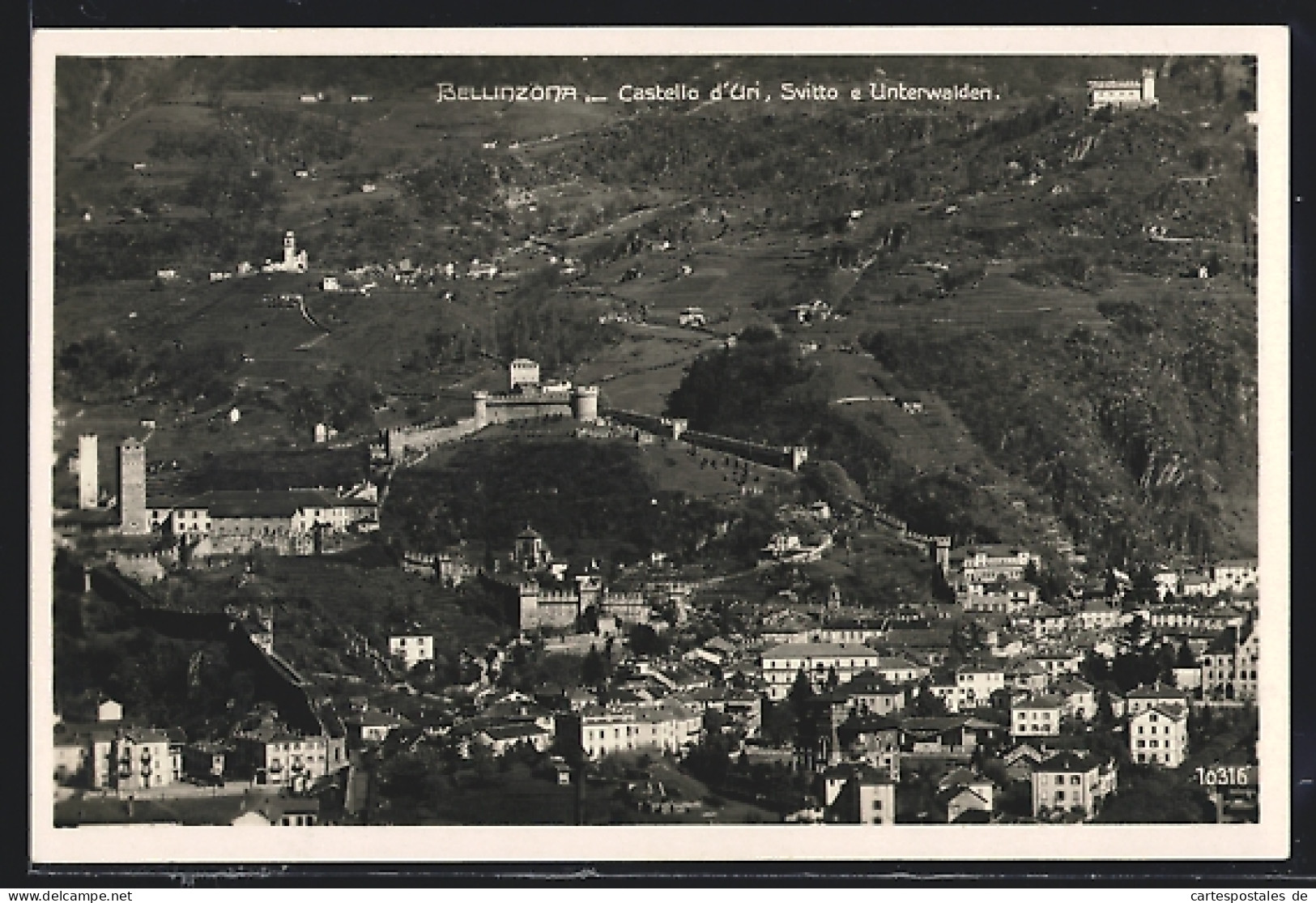 AK Bellinzona, Castello D`Uri E Unterwalden  - Otros & Sin Clasificación