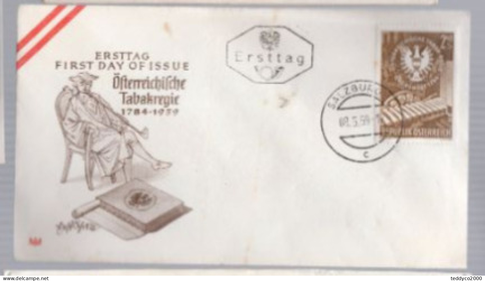 OFTERREICHISCHE TABAKREGIE 1959 - FDC