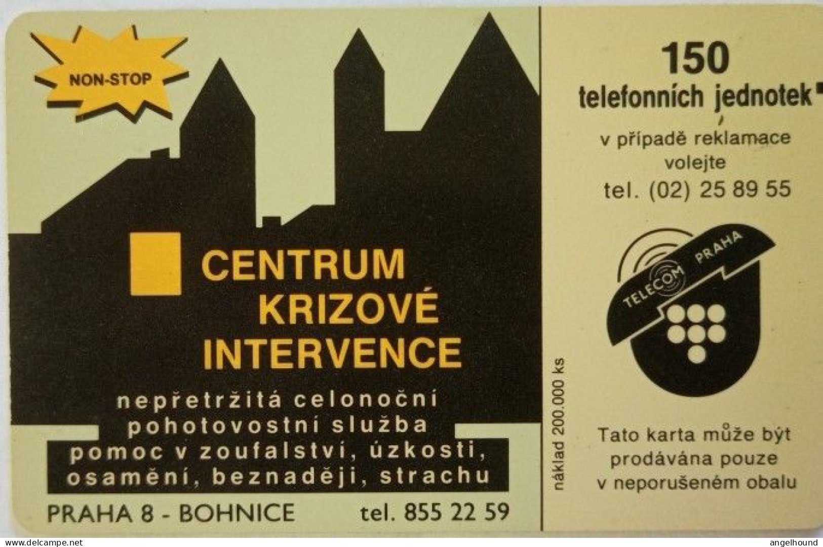 Czech Republic 150 Units Chip Card - Psychiatric Sanatorium , Bohnice - Tchéquie