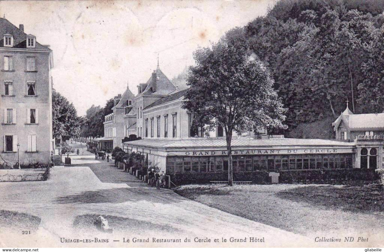 38 - Isere -  URIAGE -  Le Grand Restaurant Du Cercle Et Le Grand Hotel - Uriage