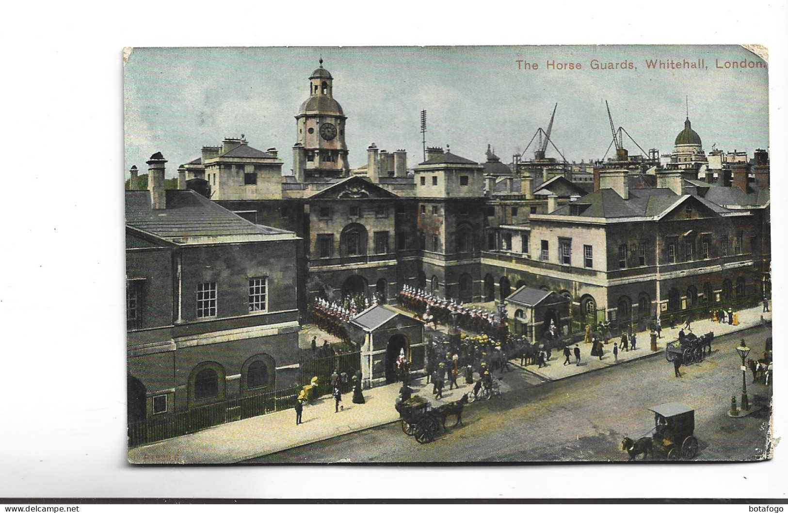 CPA LONDON THE HORSE GUARDS ,  WHITEHALL , En 1907! (voir Timbre) - Whitehall