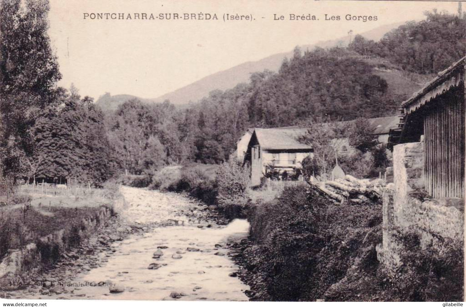 38 - Isere  -  PONTCHARRA  Sur BREDA - La Breda - Les Gorges - Pontcharra