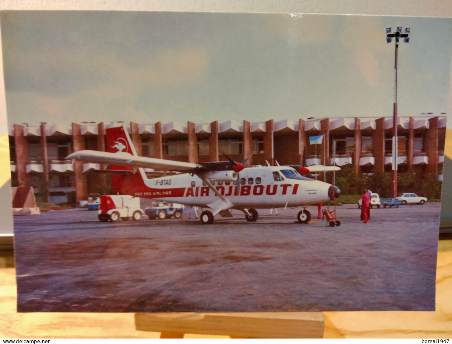 DJIBOUTI   AÉRODROME. AMBOULI. AIRPORT. AIR-DJIBOUTI - Vliegvelden