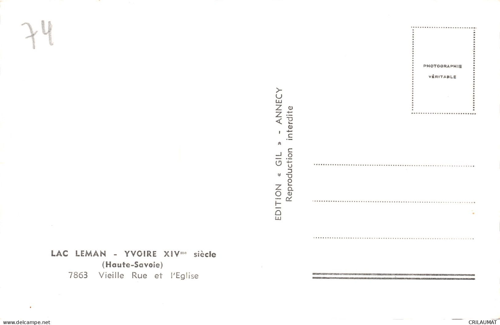 74-YVOIRE-N°T5049-B/0161 - Yvoire