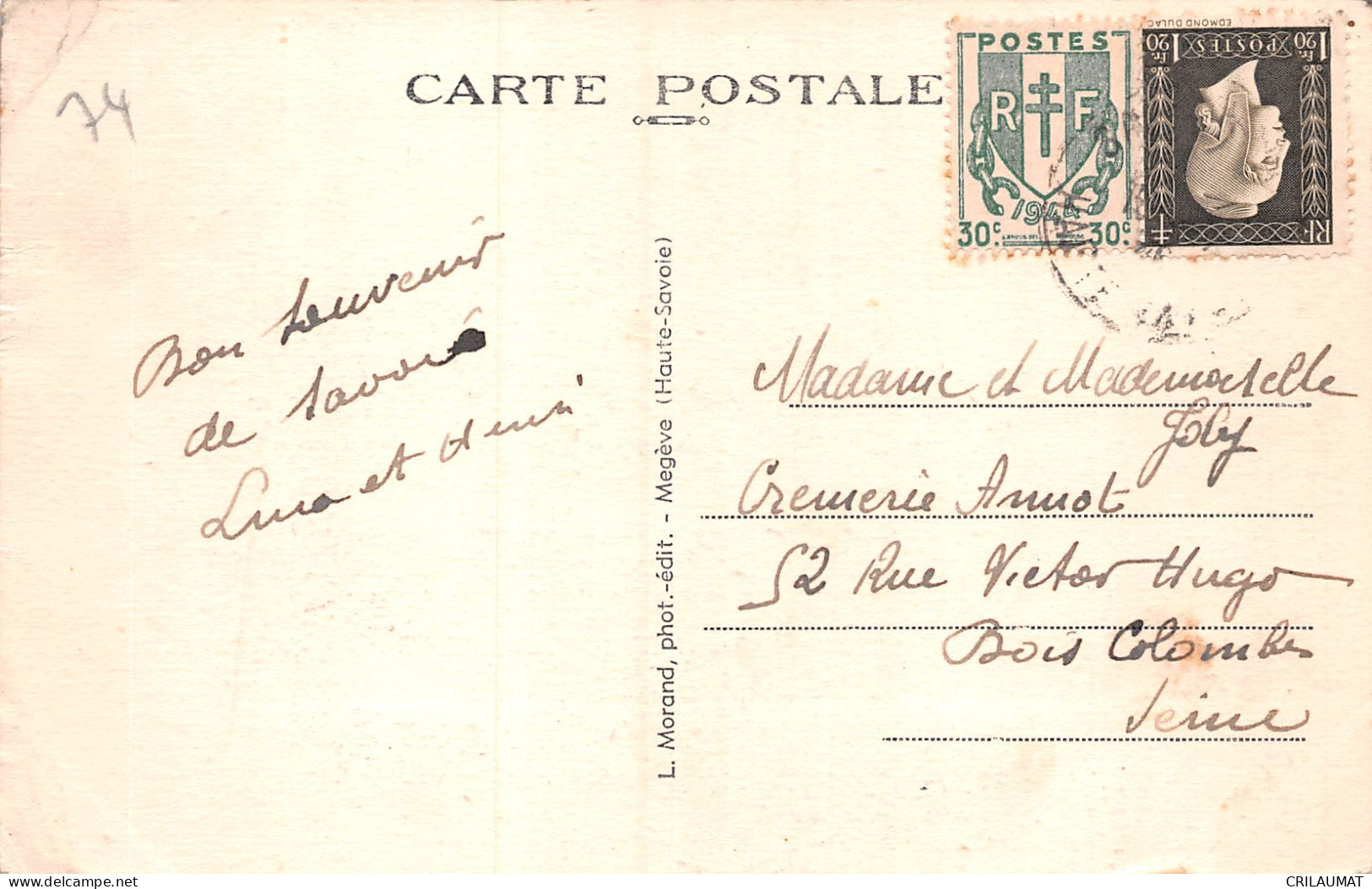 74-SALLANCHES ET SAINT MARTIN-N°T5049-B/0081 - Sallanches