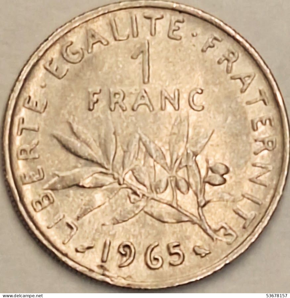 France - Franc 1965, KM# 925.1 (#4309) - 1 Franc