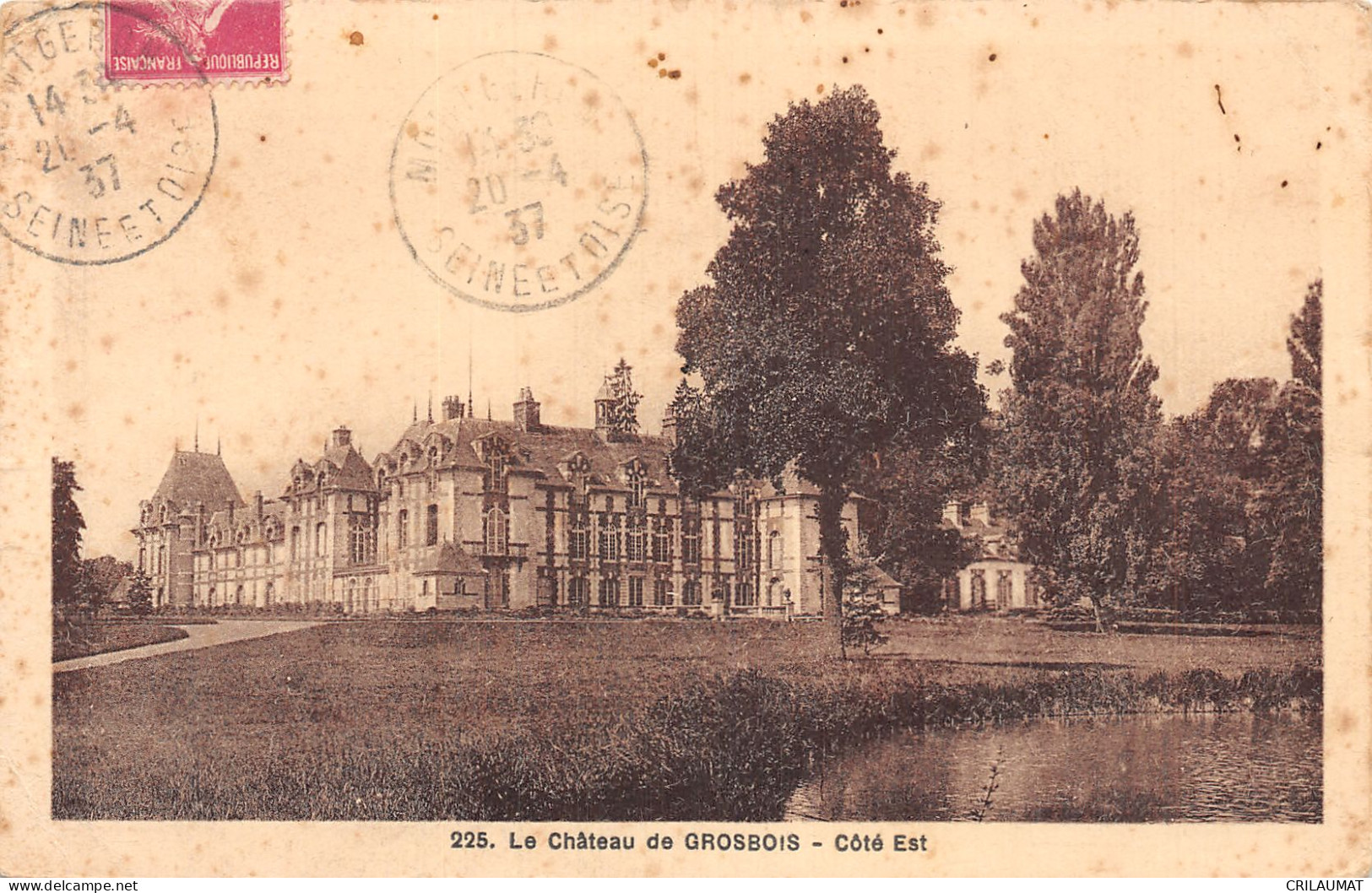 94-LE CHATEAU DE GROSBOIS-N°T5050-C/0137 - Boissy Saint Leger