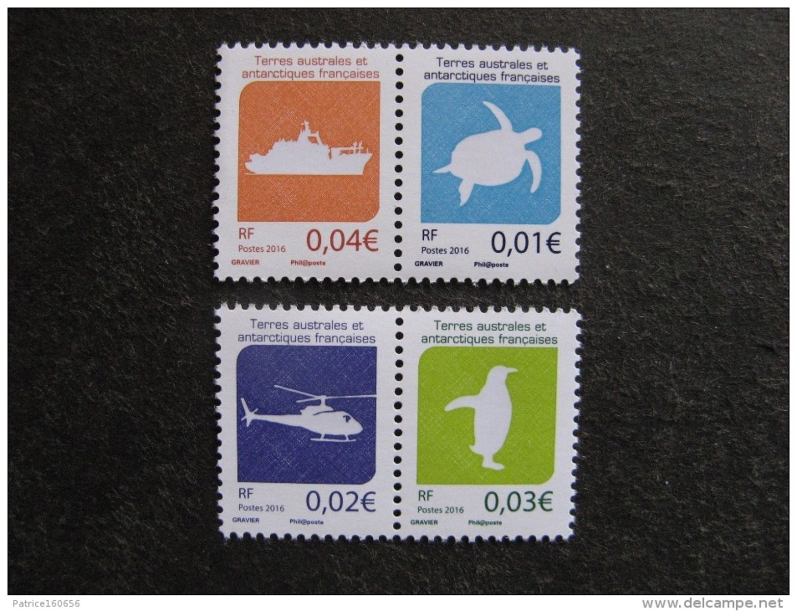 TAAF:  TB Série De 2 Paires N° 784/785 Et N° 786/787, Neufs XX. - Nuevos