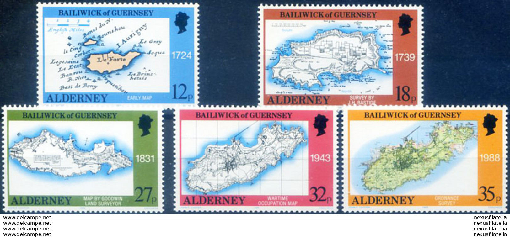 Carte Geografiche 1989. - Guernsey