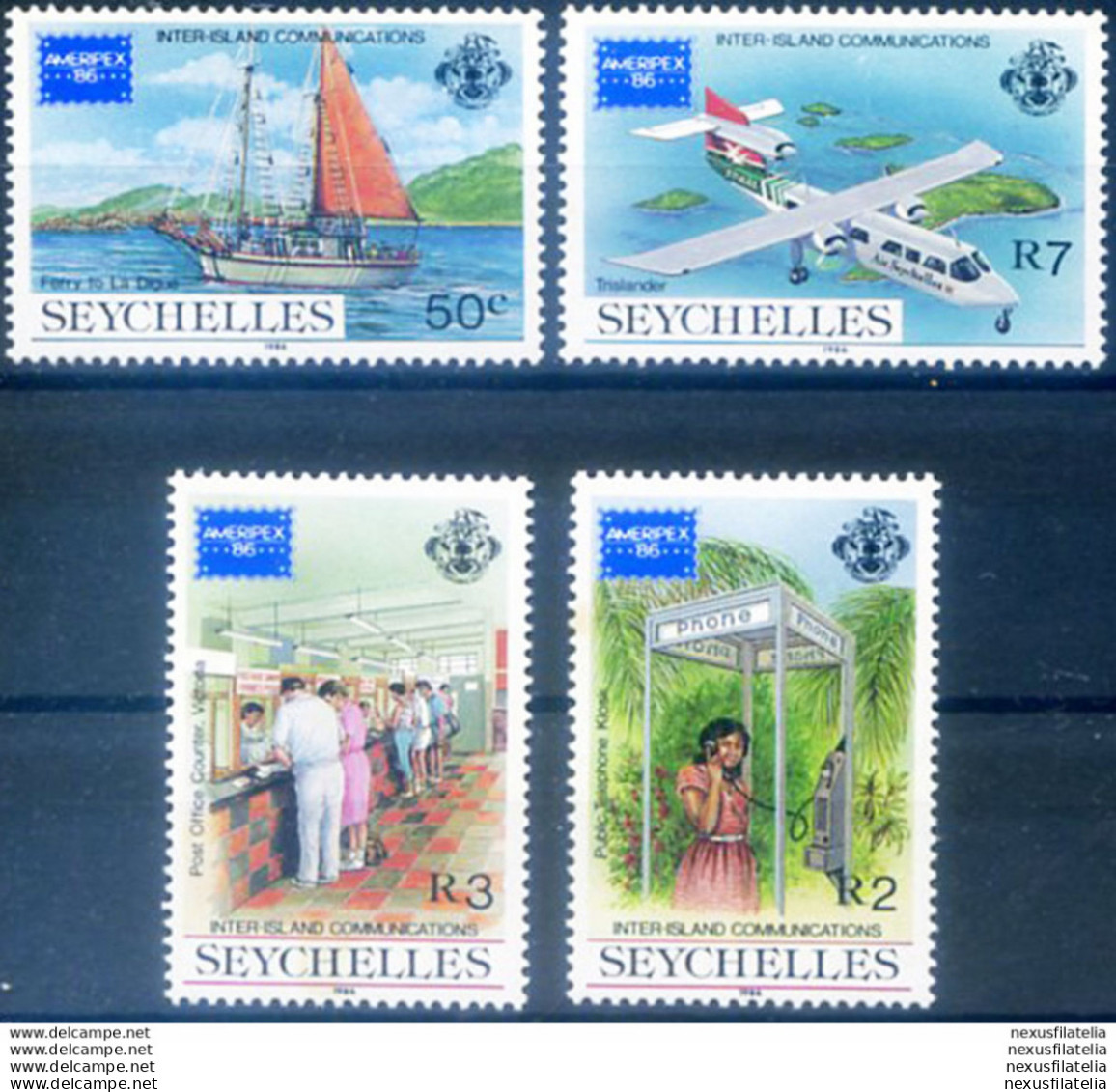 "Ameripex '86". - Seychelles (1976-...)