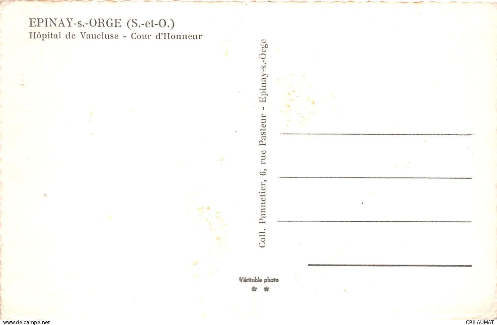 91-EPINAY SUR ORGE-N°T5050-A/0121 - Epinay-sur-Orge