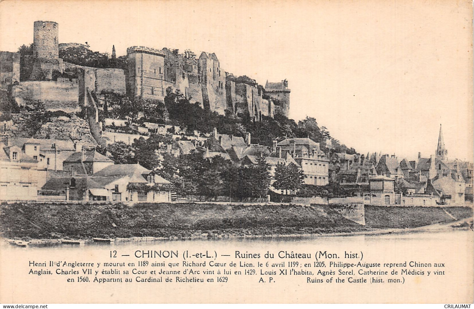 37-CHINON-N°T5049-H/0303 - Chinon