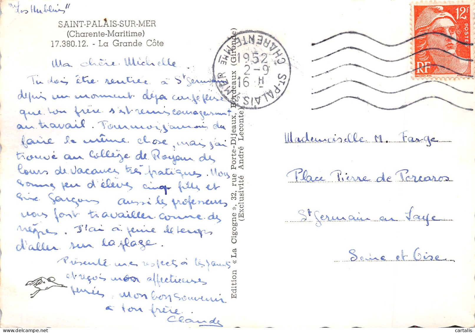 17-SAINT PALAIS SUR MER-N°4241-B/0199 - Saint-Palais-sur-Mer