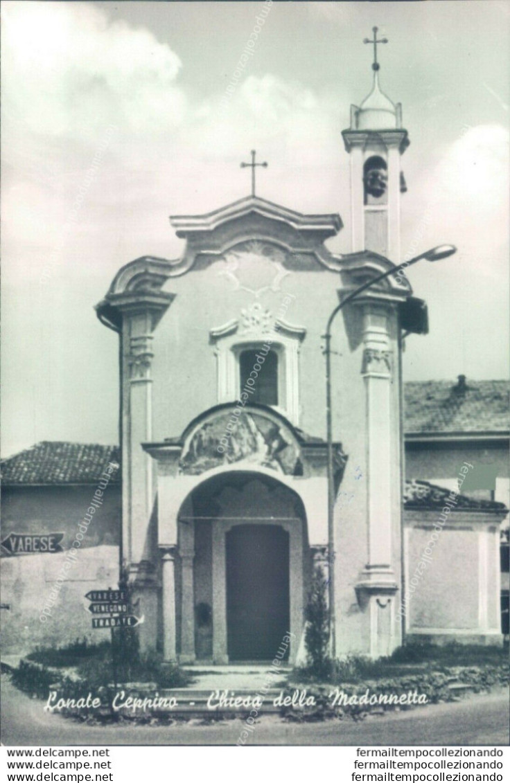 C544 Cartolina  Provincia Di  Varese- Lonato Ceppino - Chiesa Della Madonnetta - Varese